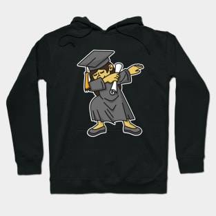 Asian girl student dab dabbing graduation school Hoodie